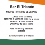 HORARIOS