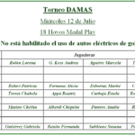 Horarios Damas 12-07-17