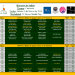 HORARIOS SABADAO 03-03-18