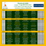 HORARIOS SABADO 24-03-18