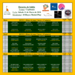 HORARIOS SABADO 31-03-18