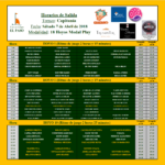 HORARIOS SABADO 07-04-18