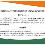 REGLAS LOCLAES ESPECIALES